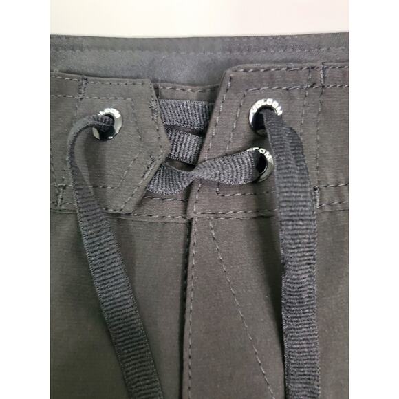Volcom Simply Solid Youth size 13 Tie-Waist Board Shorts Black surf gear - Picture 4 of 11